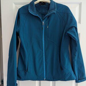 Double DIamond  Jacket - Size Large - Teal